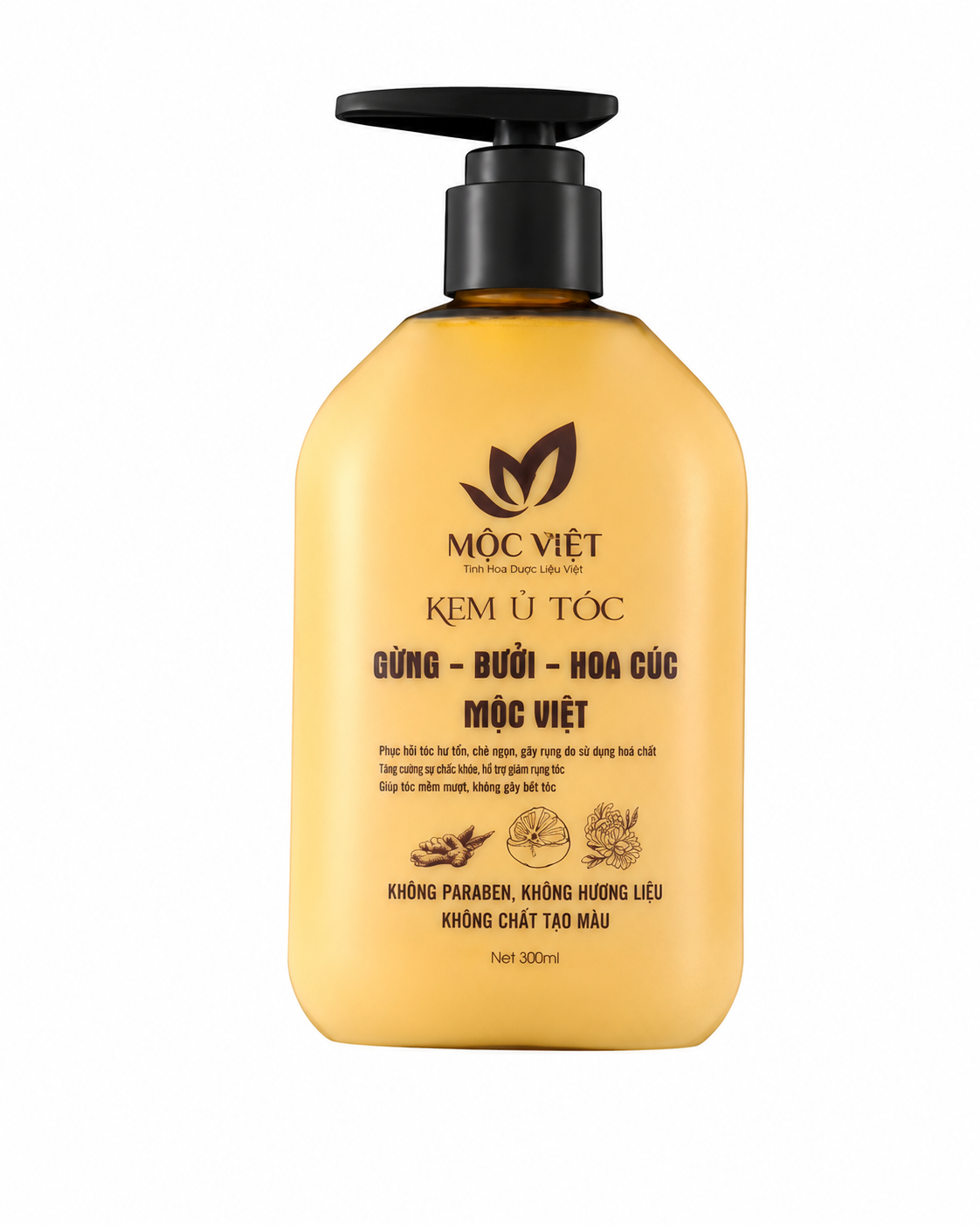 KEM Ủ TÓC GỪNG, BƯỞI, HOA CÚC MỘC VIỆT